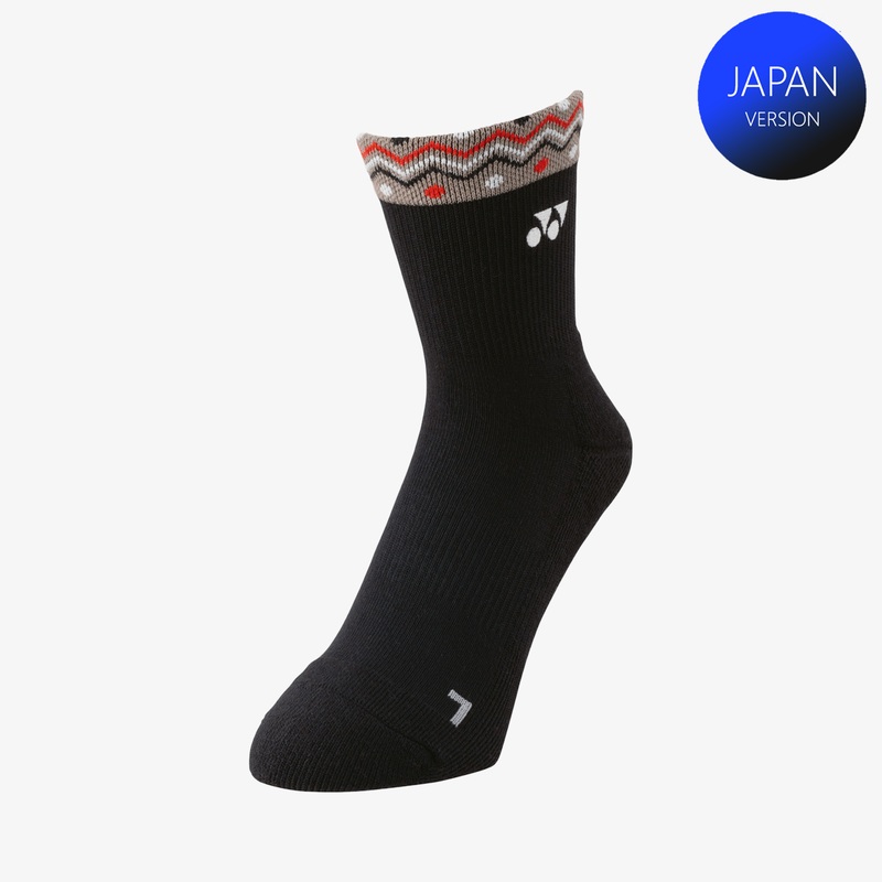 Yonex Men’s Sport Crew Socks 19243YBK (Black) M