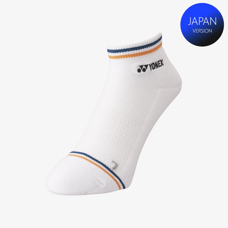 Yonex Men’s Sport Low-Cut Socks 19181WAMB (White/American Blue) M