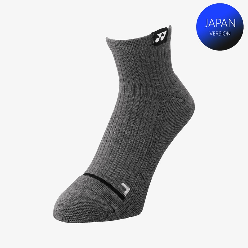 Yonex Men’s Sport Quarter Socks 19239YGRM (Gray Moc) M