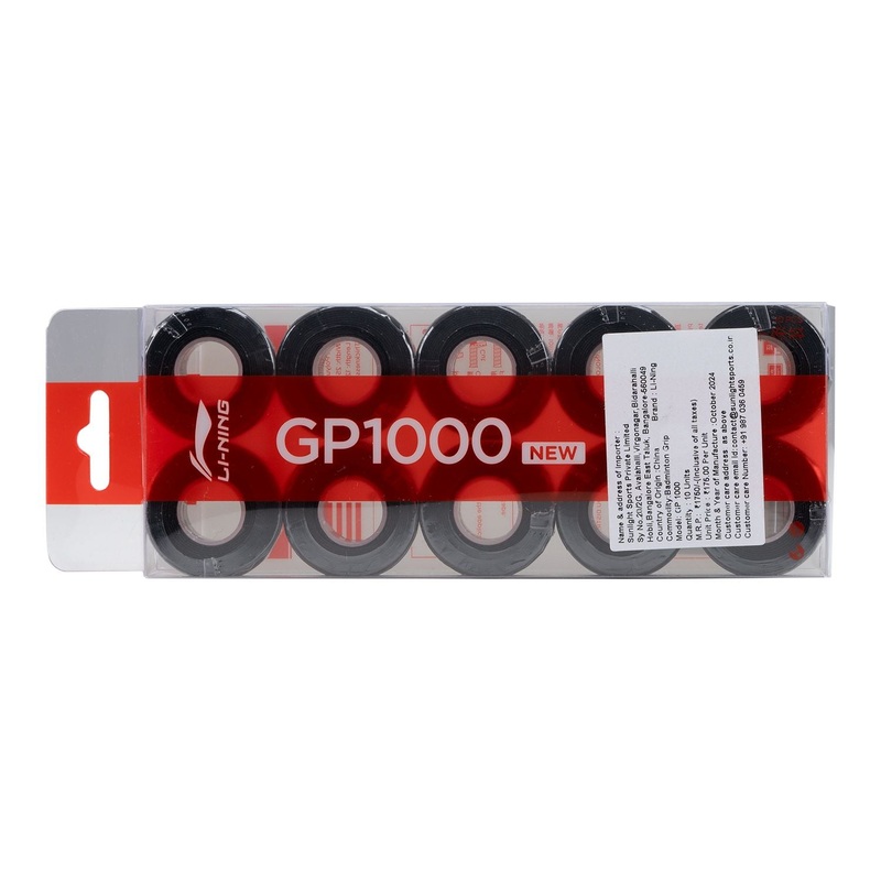 GP 1000 Overgrip|Black|Basic White|Lemon Fizz|Red Cherry|Baltic Blue|Pink Candy|Mint Green