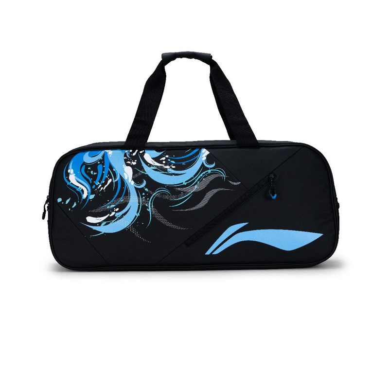 Nimbus Square Bag|Black|White|Purplish Blue