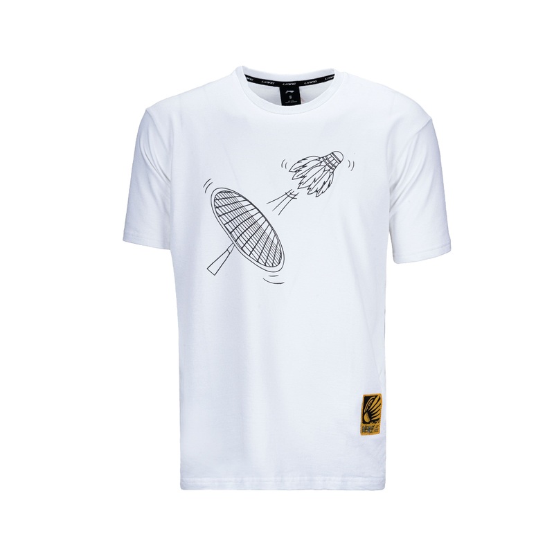 Spring T-Shirt|White|Coral Blue|XS|S|M|L