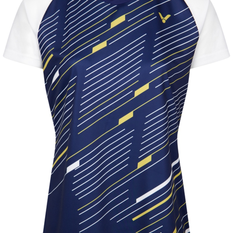 VICTOR T-SHIRT T-44100 B BLUE WOMENS