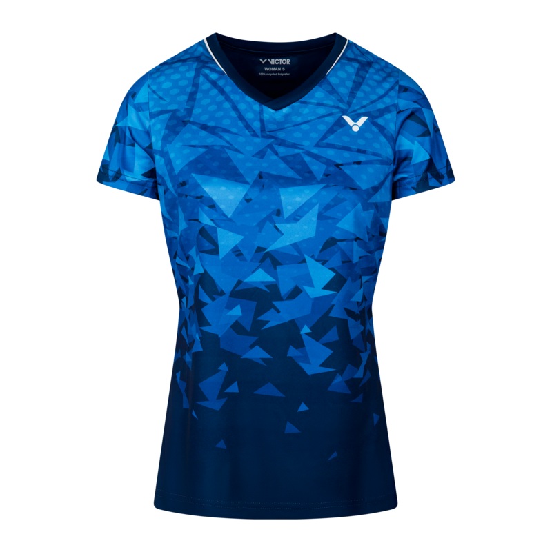 VICTOR T-Shirt T-54100 B Blue Ladies