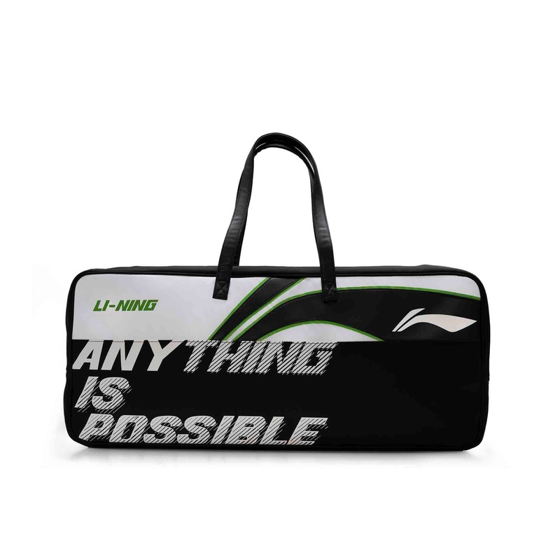 Badminton Boston Bag|Black/White|Navy/White