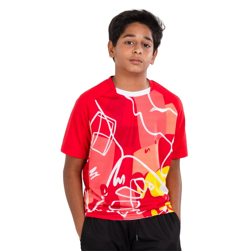 Doodle T-Shirt – Jr|Red|Royal Blue|3XS|2XS|XS|S