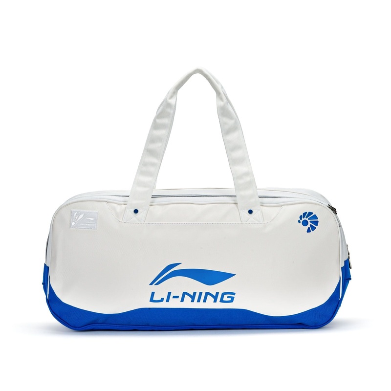 Li-Ning Rectangular Kit Bag|White/Blue|Black/Gold