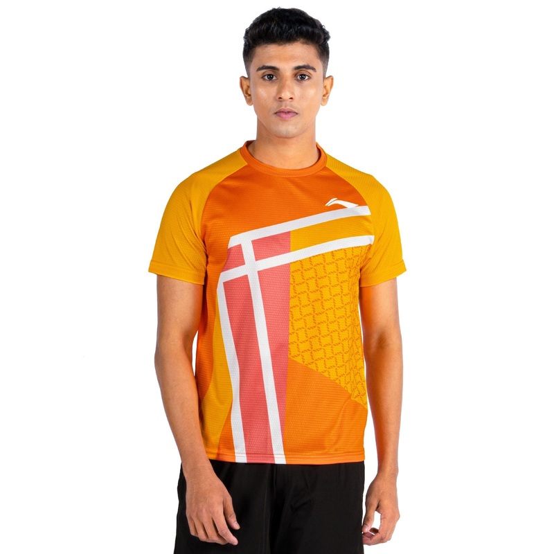 Splitz T-Shirt|Orange|Coral Blue|6XS|5XS|4XS|3XS|2XS|XS|S|M|L|XL|2XL|3XL