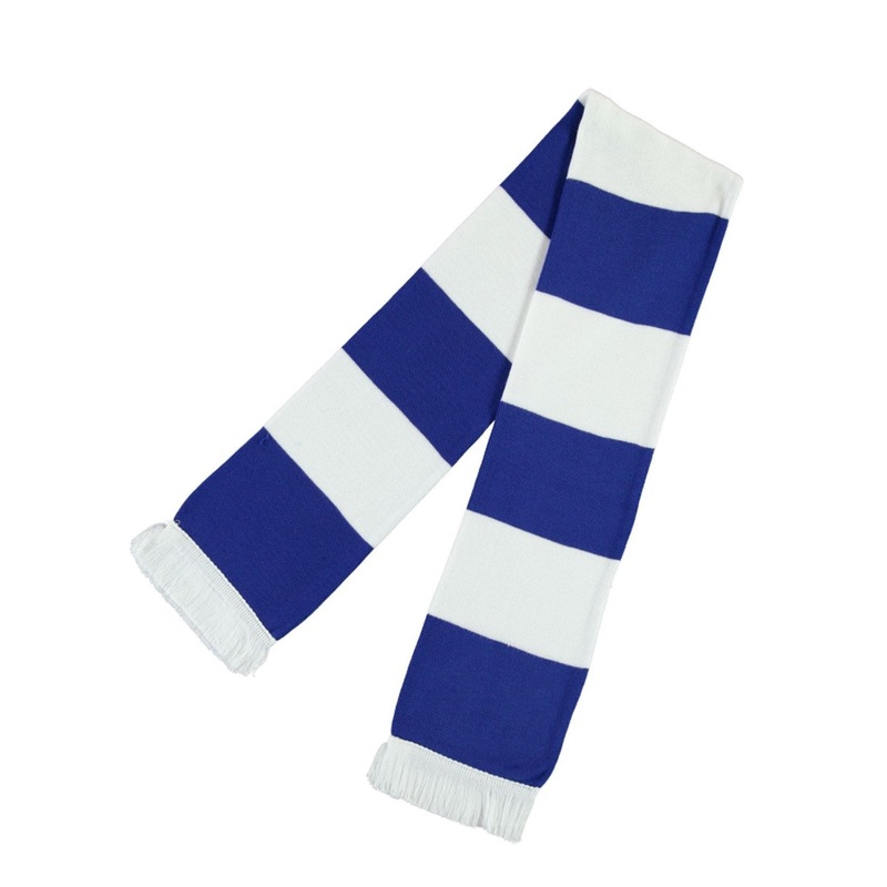 Bar Scarf|ROYAL BLUE/WHITE|One Size