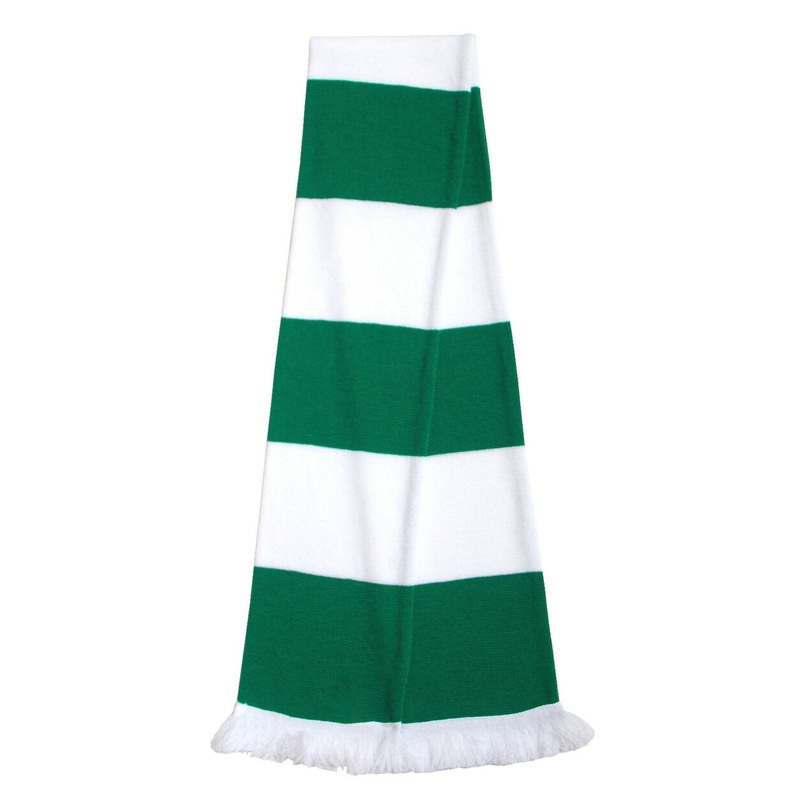 Football Bar Scarf|GREEN/WHITE|One Size