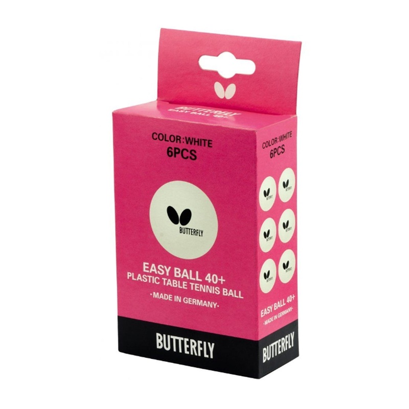 BUTTERFLY EASYBALL|WHITE|PK-6