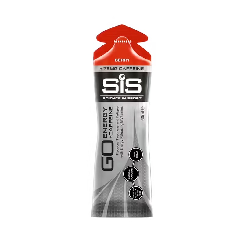 GO Energy + Caffeine Gel 60ml|Berry|One Size