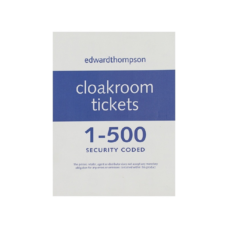 Raffle & Cloakroom Tickets – 500