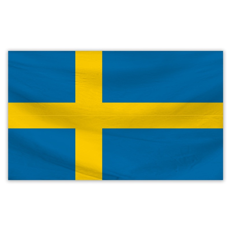 SWEDEN-5FT FLAG|MISC|Standard