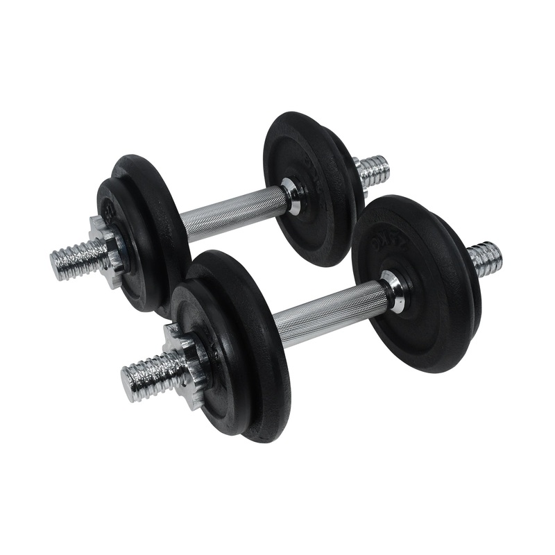 20KG Dumbbell Set|Black|Standard