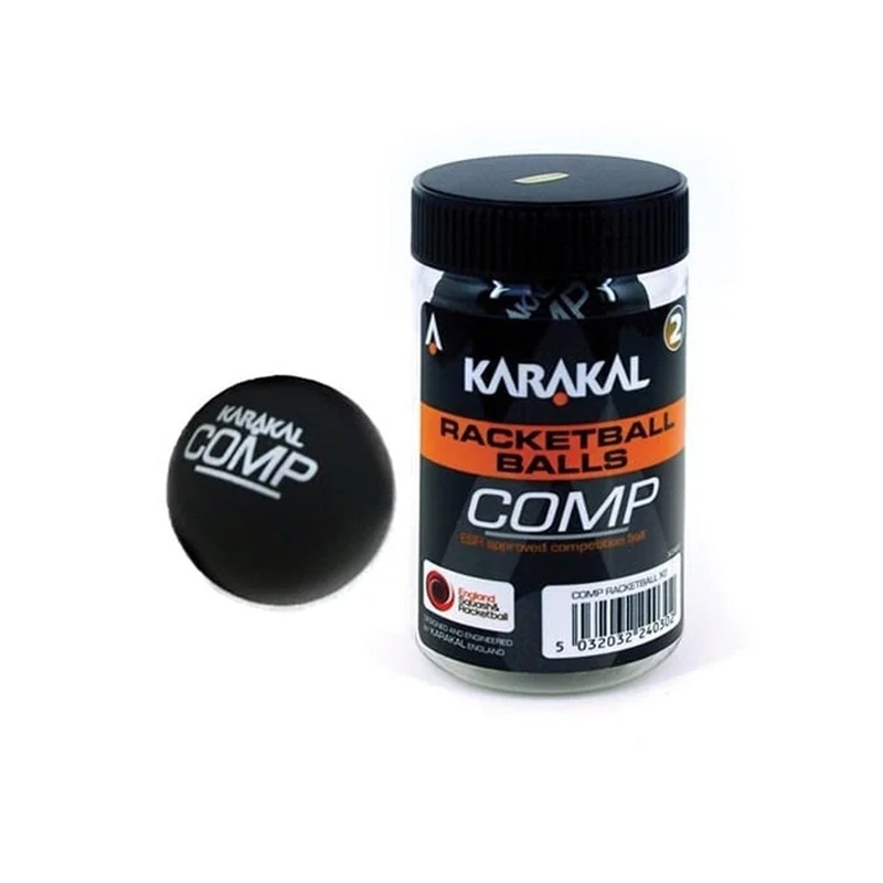 Competition Squash 57 (Racketball) Balls – 2 Pack