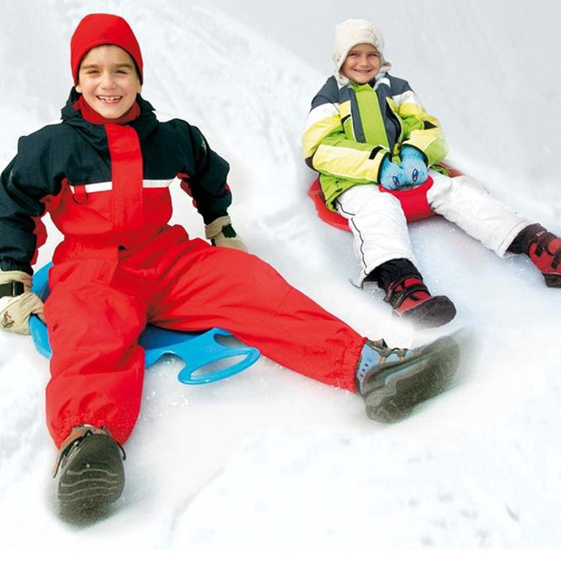 Snow Spider Round Sledge|Red|One Size