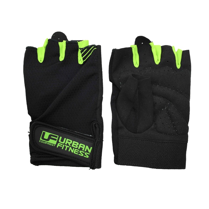 Training Gloves|Black/Green|X-Small|Small|Medium|Large