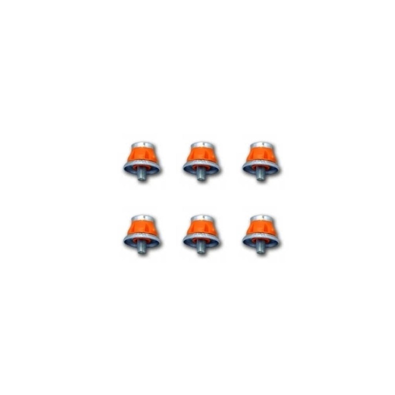 Aluminium Football Studs|Orange|Standard