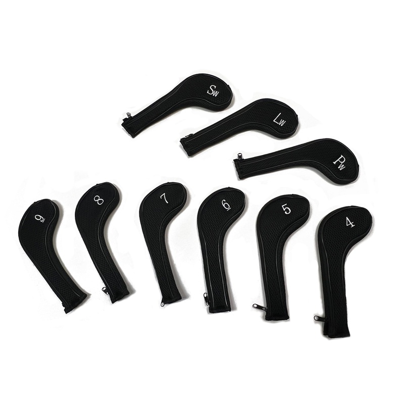 Deluxe Graphite Iron Covers|Black|4-LW