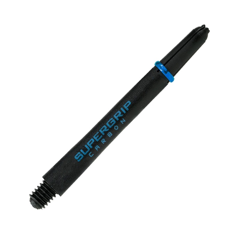 Supergrip Carbon Shafts|Black/Aqua|Short|Medium