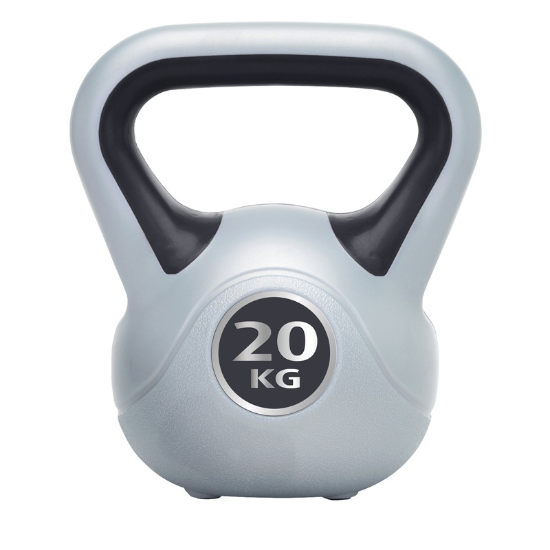 Vinyl Kettlebell – 20KG|Black|20Kg