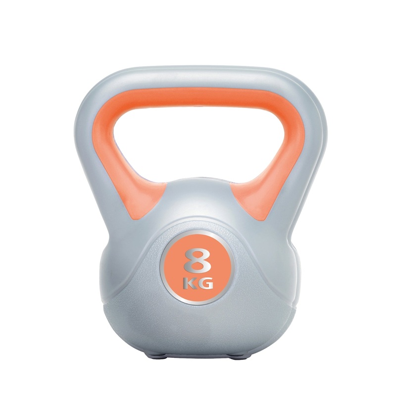 Vinyl Kettlebell – 8KG|Orange|8Kg