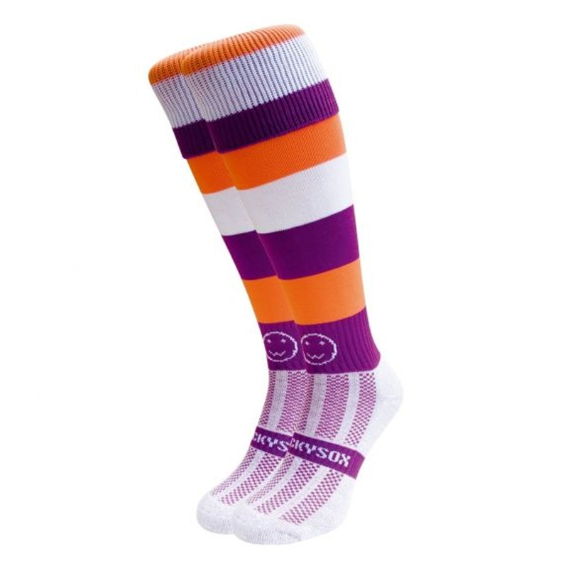 Yowser WackySocks|Orange/Violet|S UKC12-2|M UK2-6|L UK7-11