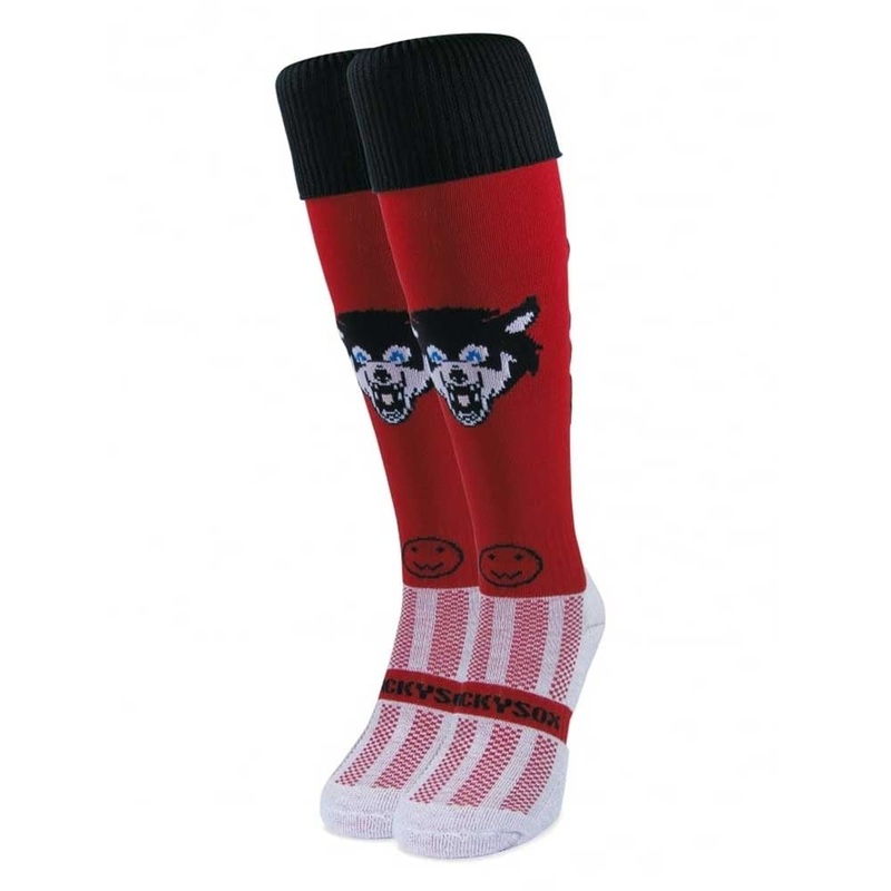 Wolf Pack Socks|Red|M UK3-6|L UK7-11