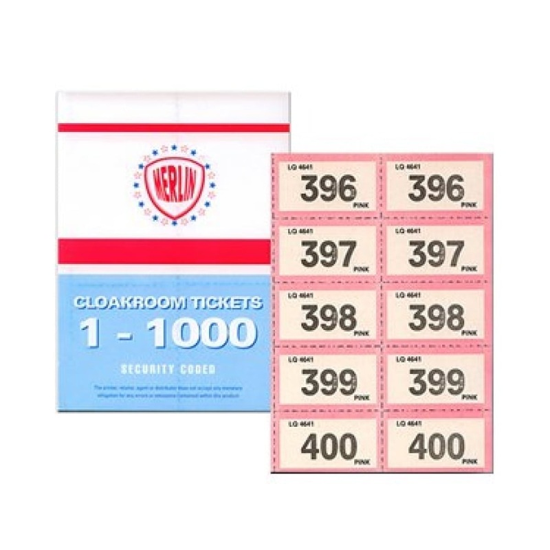 Raffle & Cloakroom Tickets – 1000