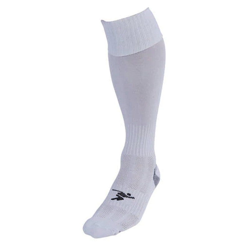 Plain Pro Football Socks|White|JNR UKC8-11|JNR UKC12-2|JNR UK3-6|SNR UK7-12