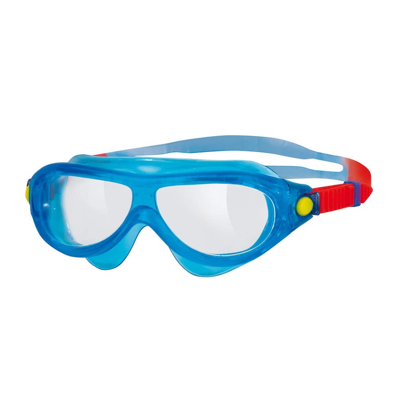 Phantom Kids Swimming Mask|Tint Clear / Blue Red|Junior