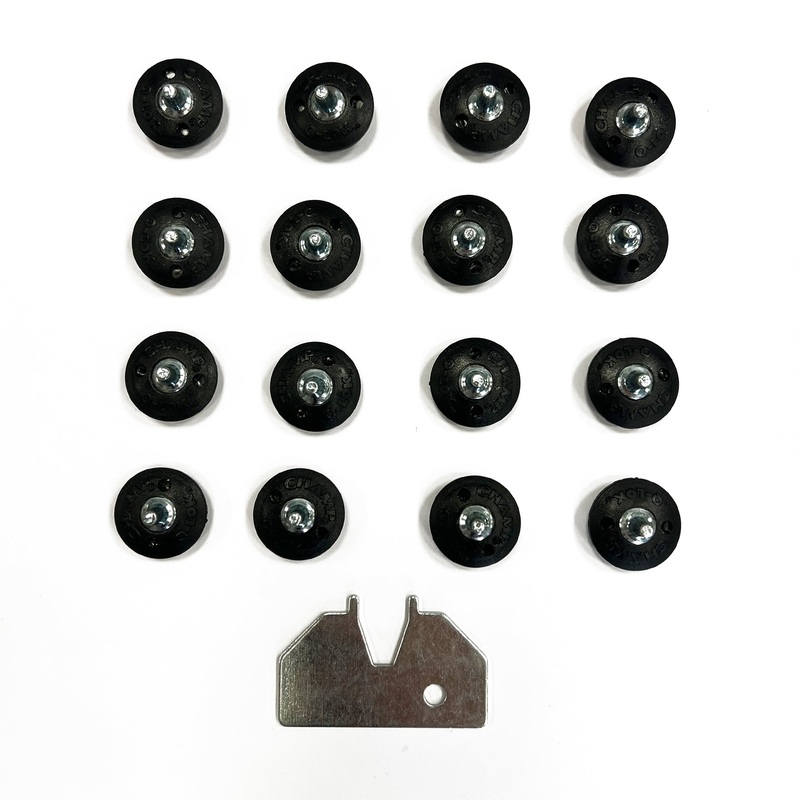 Q-LOK Metal Spike|Black|PK-16