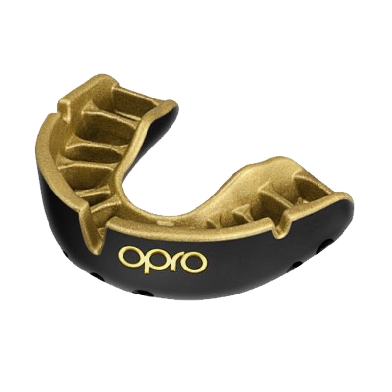 Self-Fit Gold Gumshield|Black/Gold|One Size