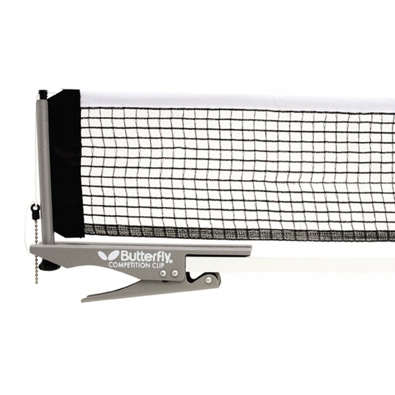 Table Tennis Competition Clip Net & Post Set