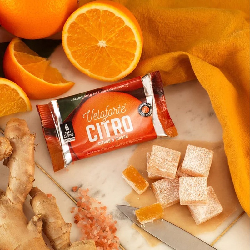 Citro Energy Chews 45g|Citrus & Ginger|One Size