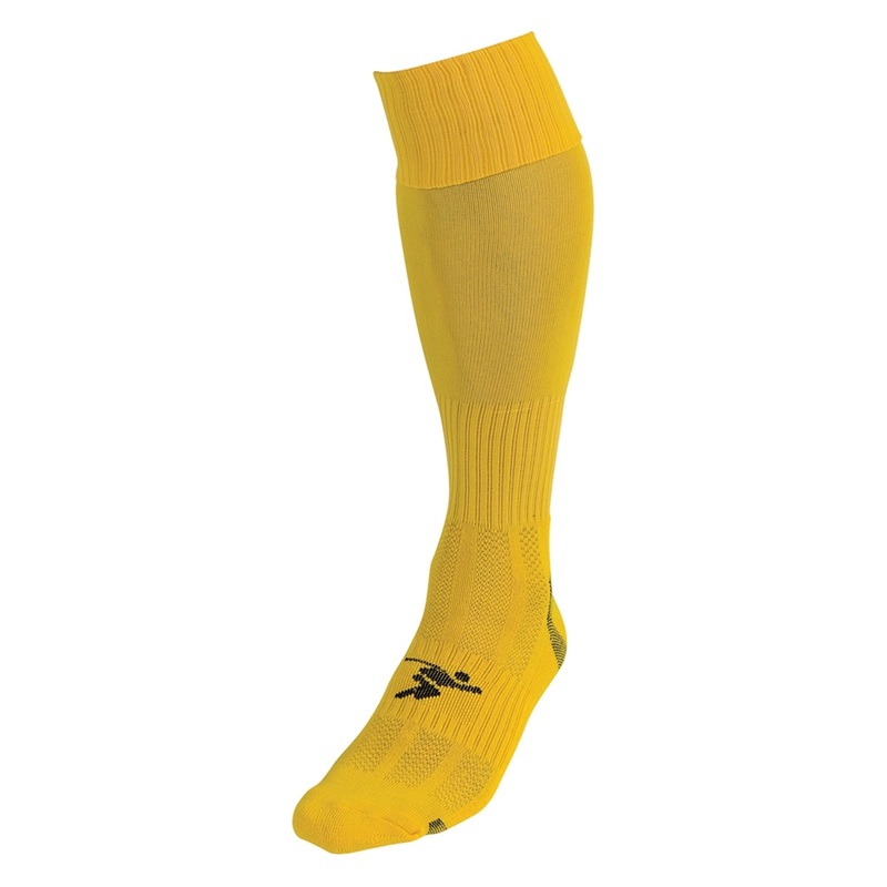 Plain Pro Football Socks|Yellow|Junior UKC8-11|Junior UKC12-2|Junior UK3-6|Senior UK7-12