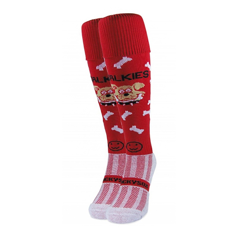 Walkies Socks|Red|M UK2-6|L UK7-11