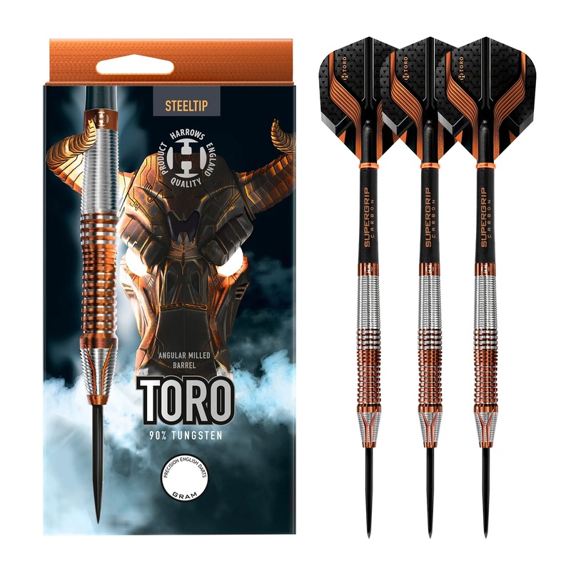 Toro 90% Tungsten Darts|Black/Copper|21G|22G|23G|24G|25G|26G