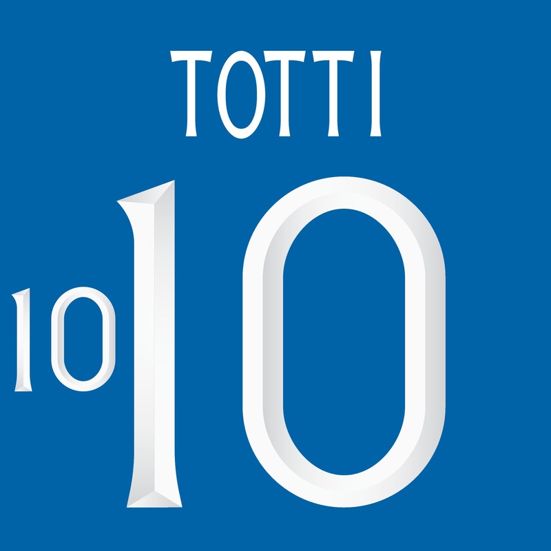 ADULT – TOTTI 10 (OFFICIAL PRINT) ITALY 23 HOME