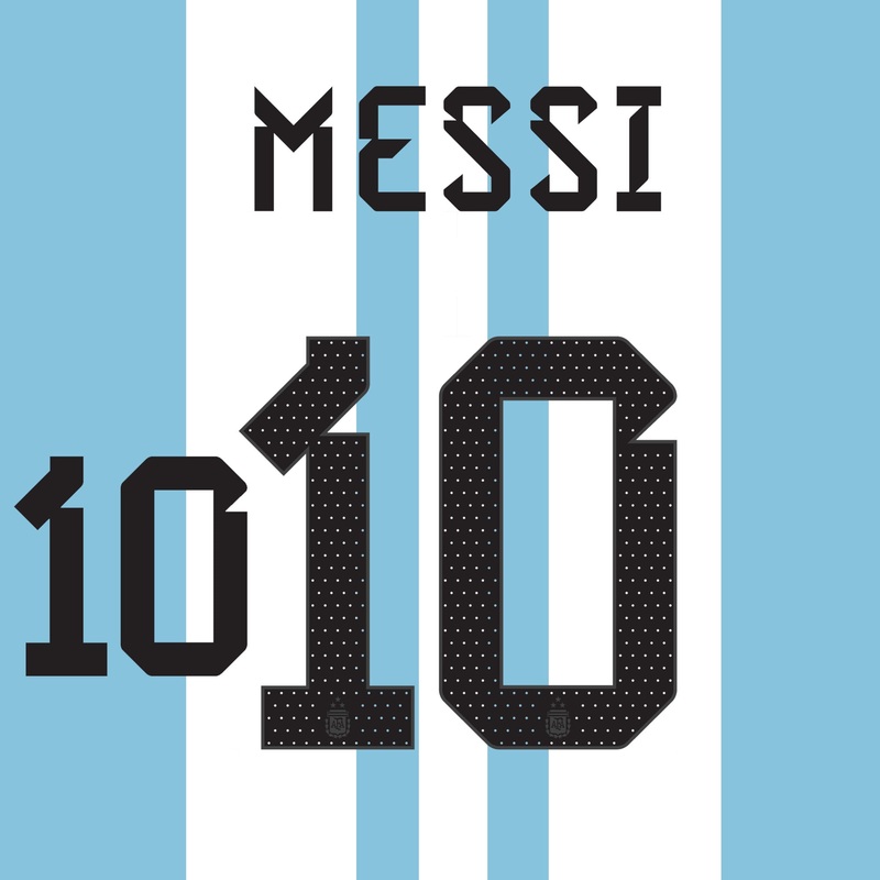 JNR – MESSI 10 (OFFICIAL PRINT) WC22 ARGENTINA HOME