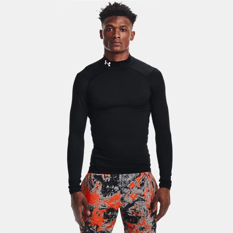 UA Coldgear Armour Compression Mock Baselayer Top