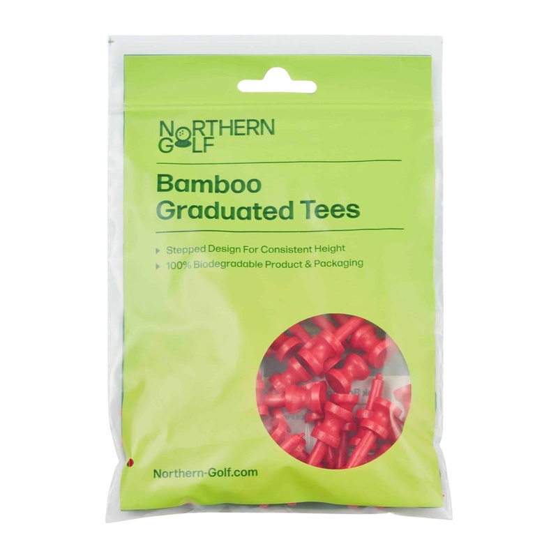 Bamboo Graduated Tees|RED|PK-25