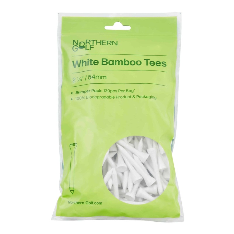 Bamboo Tees 2.1/8 – 54mm|White|PK-130
