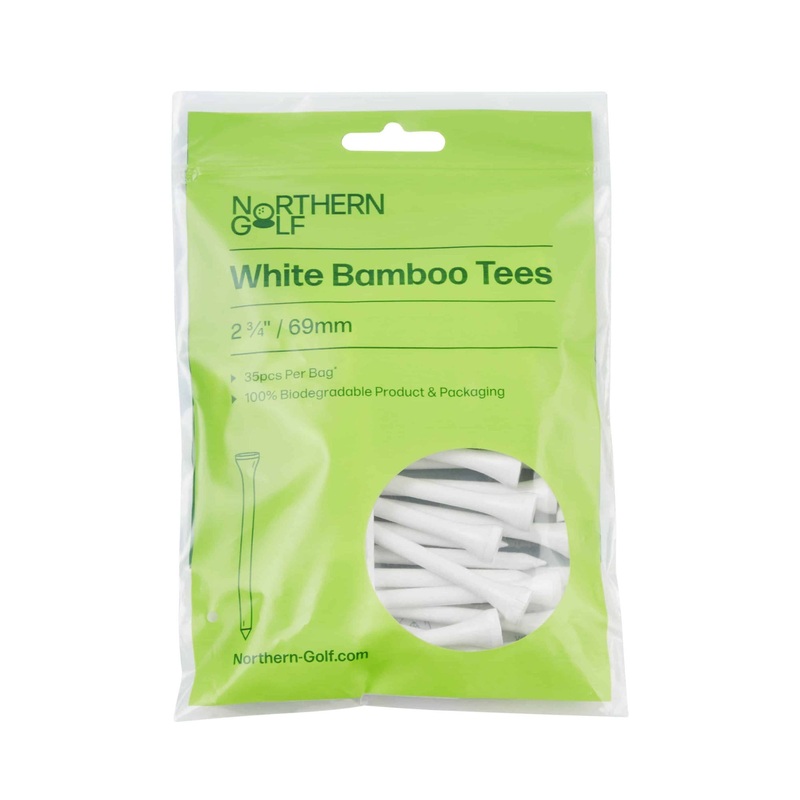 Bamboo Tees 2.3/4 – 69mm|White|PK-35