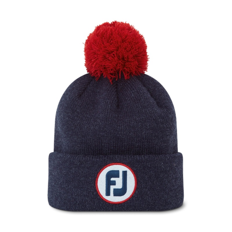 FJ Solid Pom Pom Hat|Heather/Navy|One Size