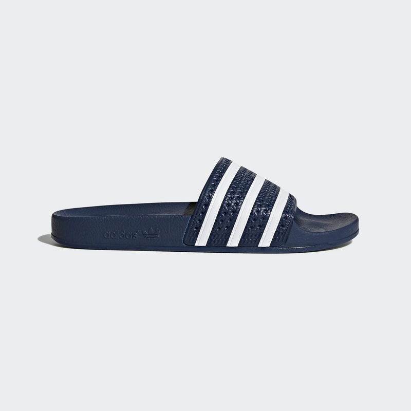 Adilette|Navy/White|UK4|UK5|UK6|UK7|UK8|UK9|UK10|UK11|UK12