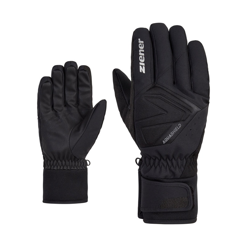 Gatis AS Men’s Ski Gloves|Black|8|8.5|9|9.5|10|10.5|11