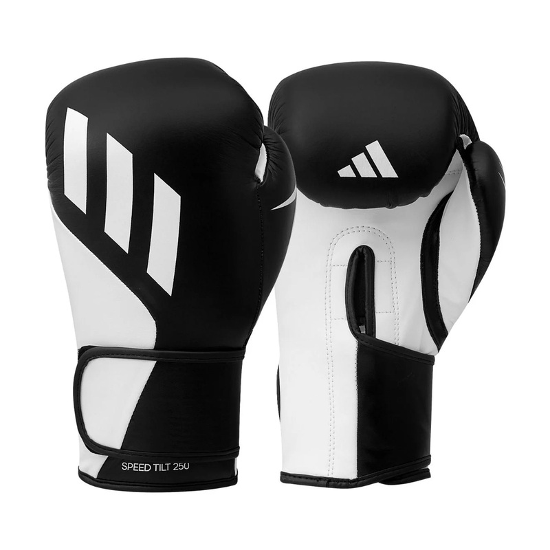 Speed Tilt 250 Boxing Gloves|Black/White|10oz|12oz|14oz|16oz
