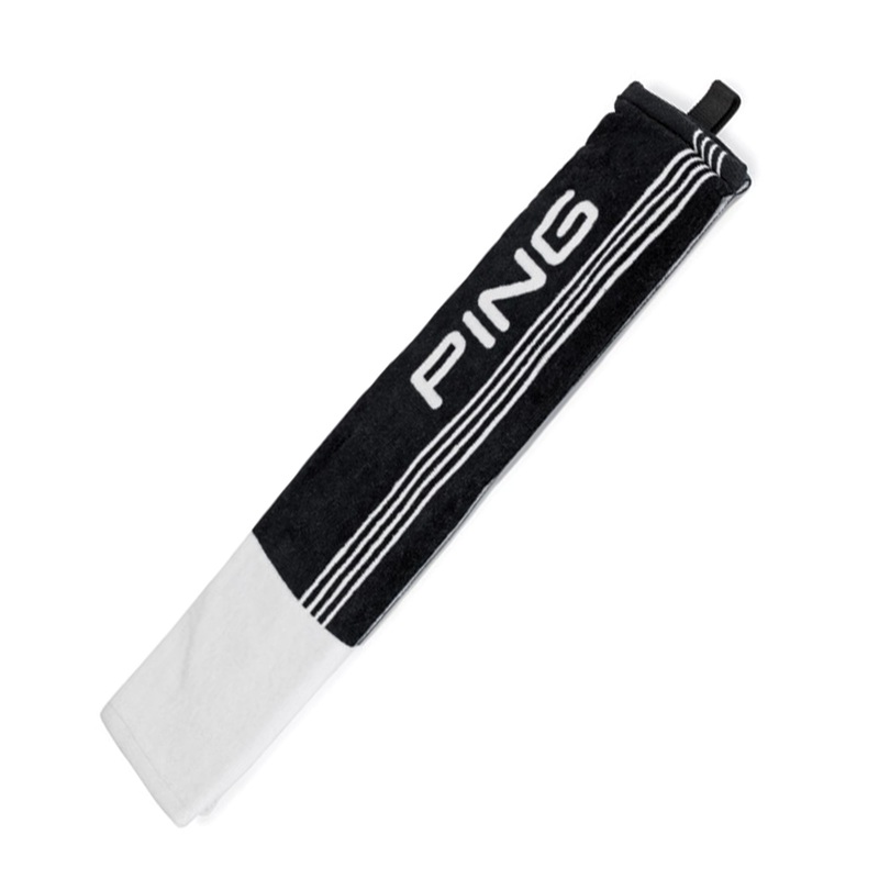 Trifold Towel (Ping)|Black/White|One Size